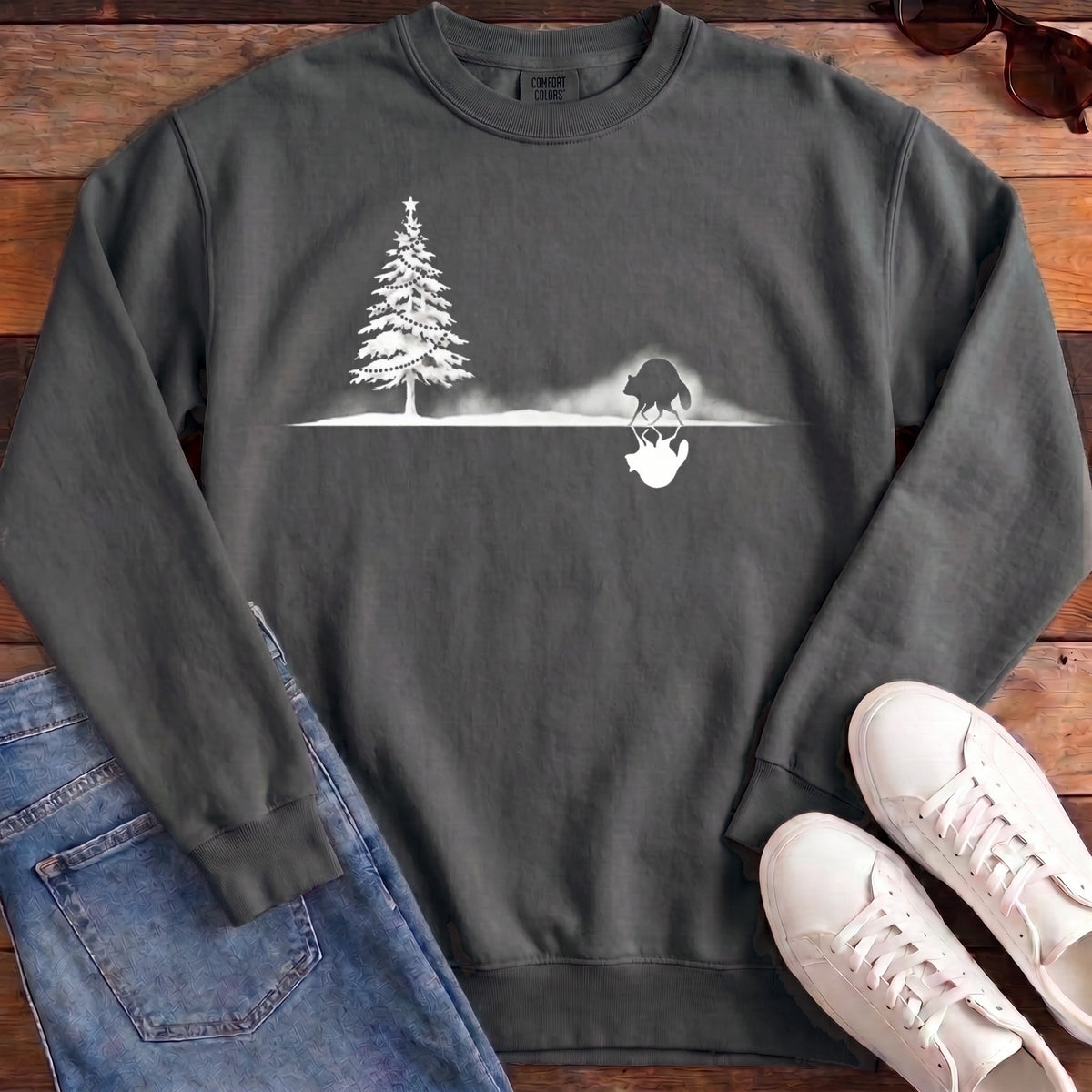 Jimothy Mirrored Christmas Sweatshirt