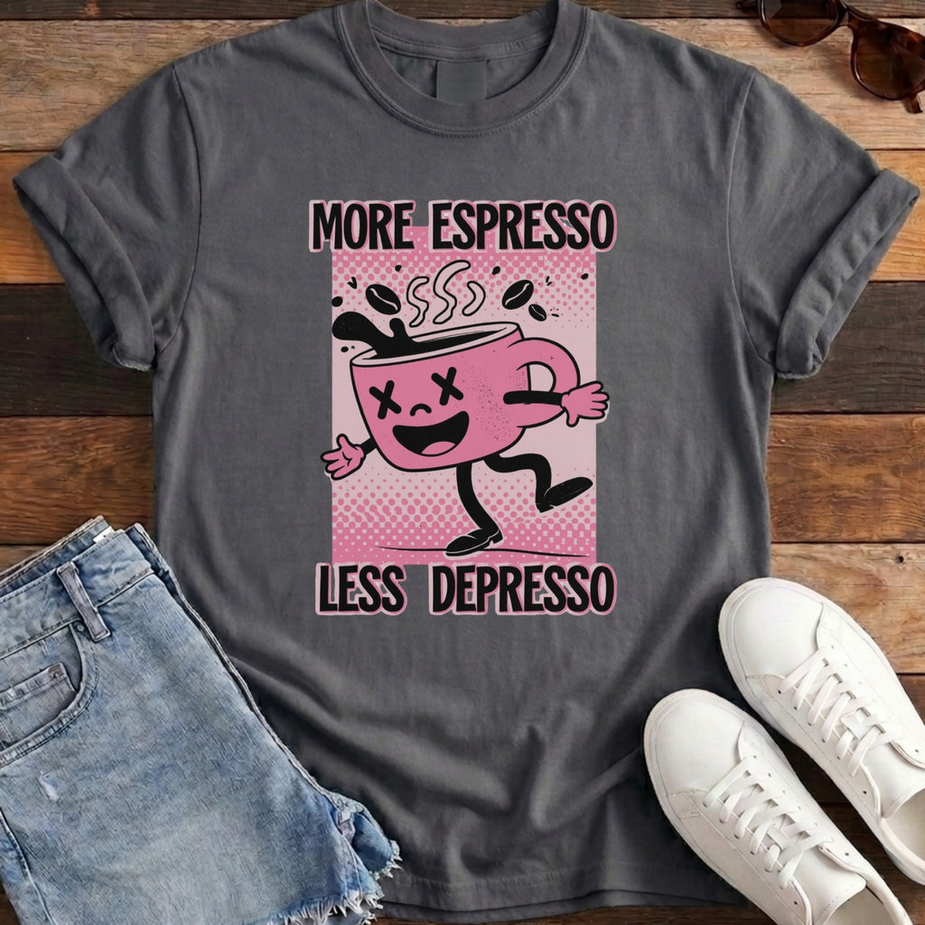 More Espresso Less Depresso Tee