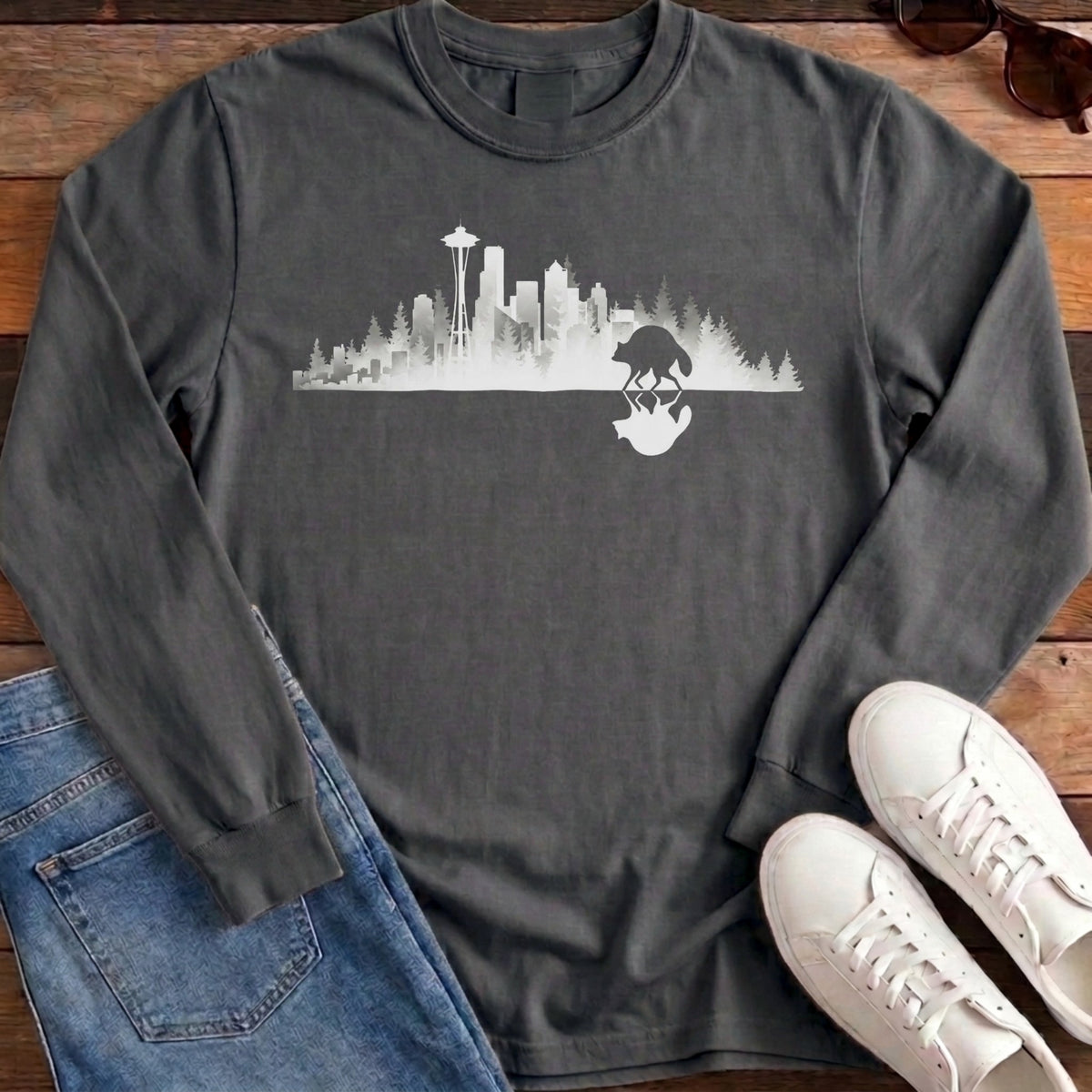 Jimothy Mirrored City Long Sleeve