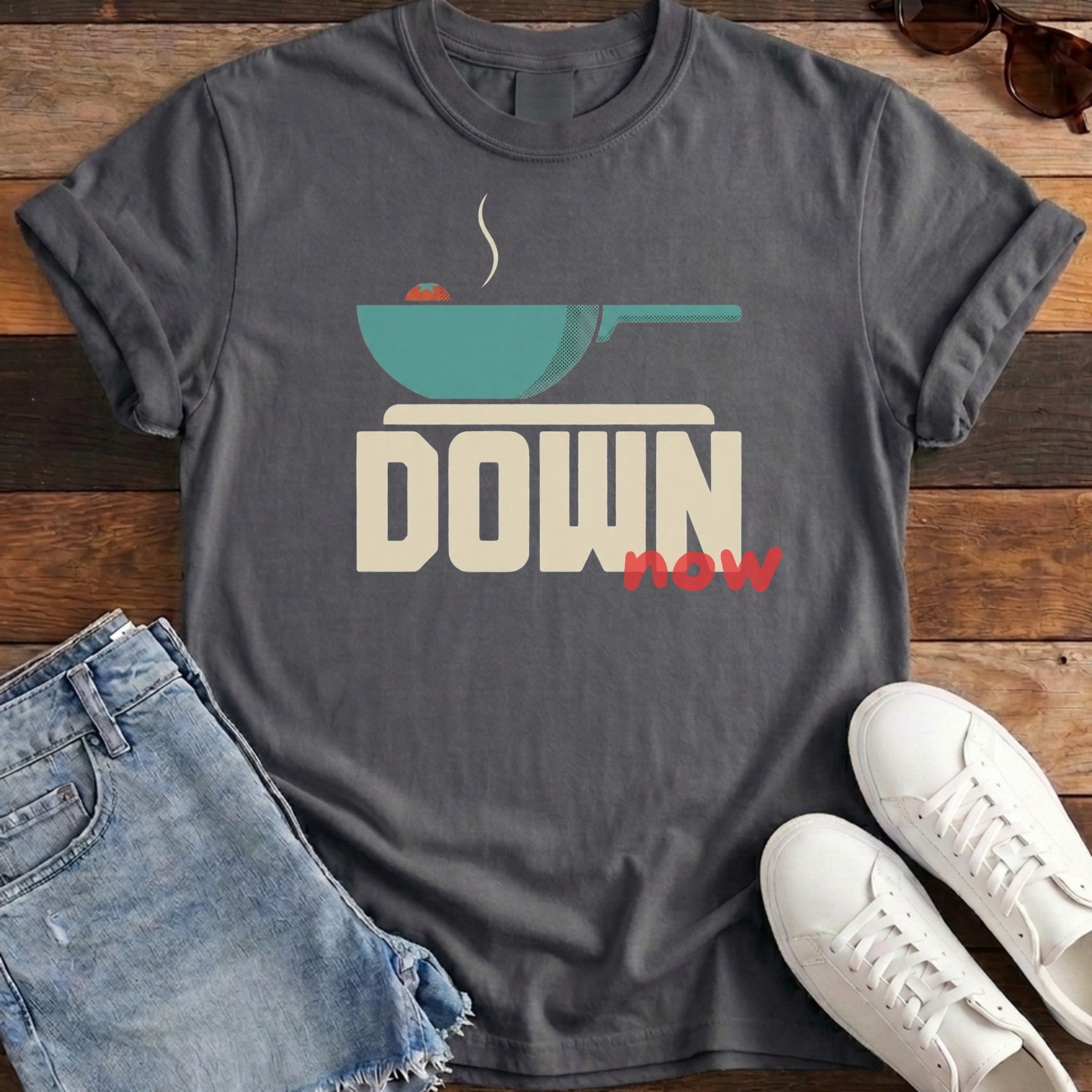 Simmer Down Tee - Pepper