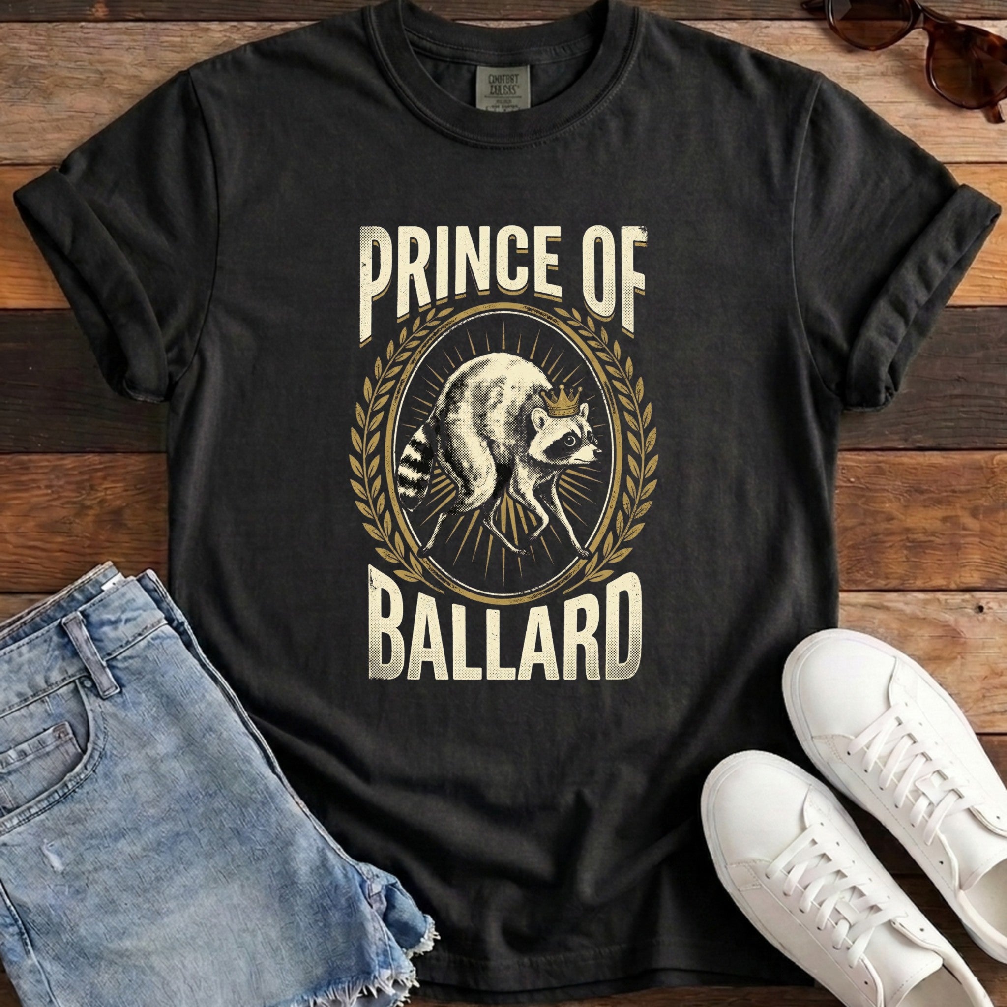 Prince of Ballard Tee - Black