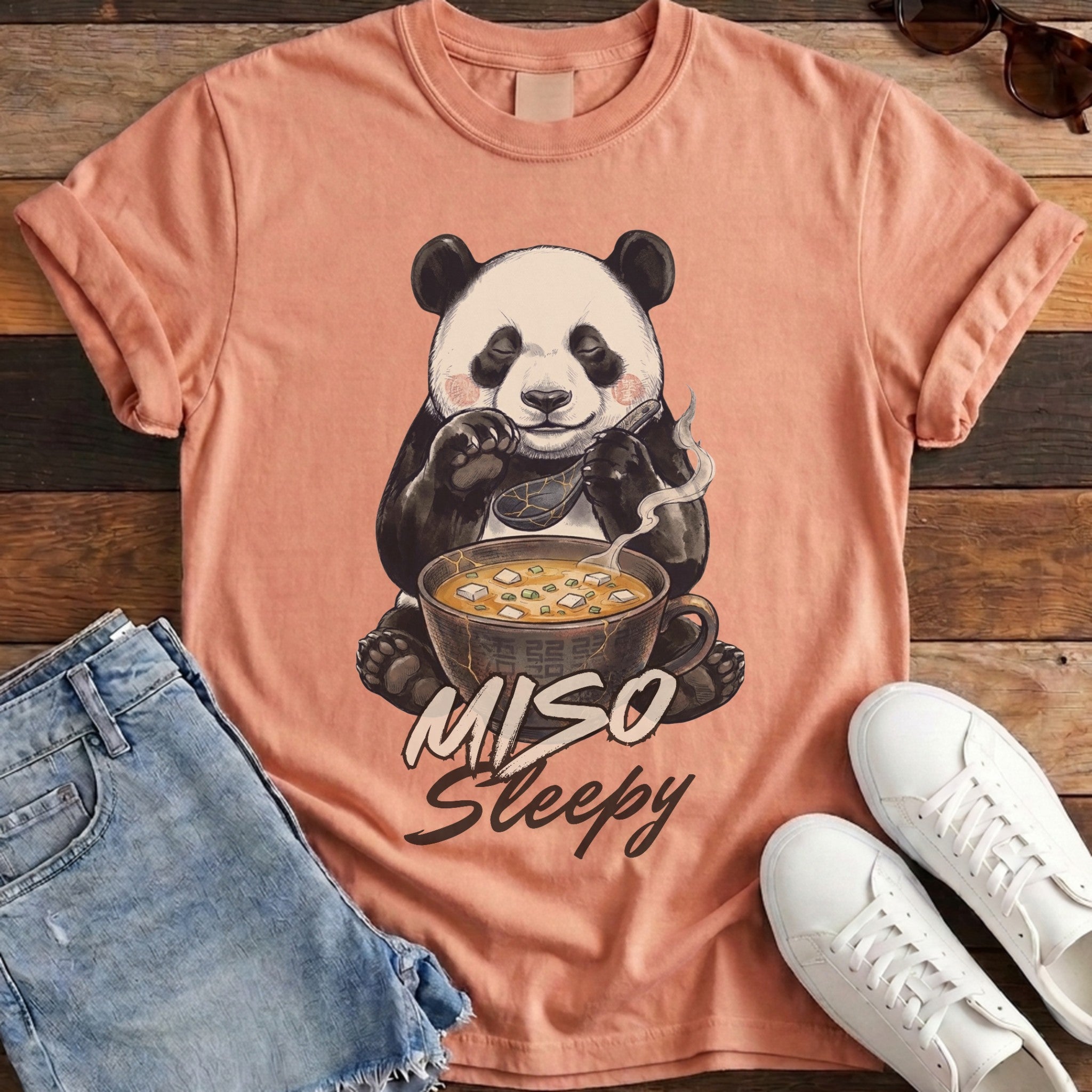 Miso Sleepy Tee - Terracotta