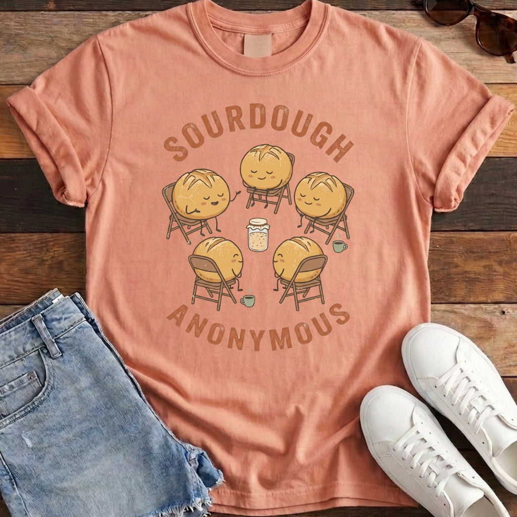 Sourdough Anonymous Tee - Terracotta