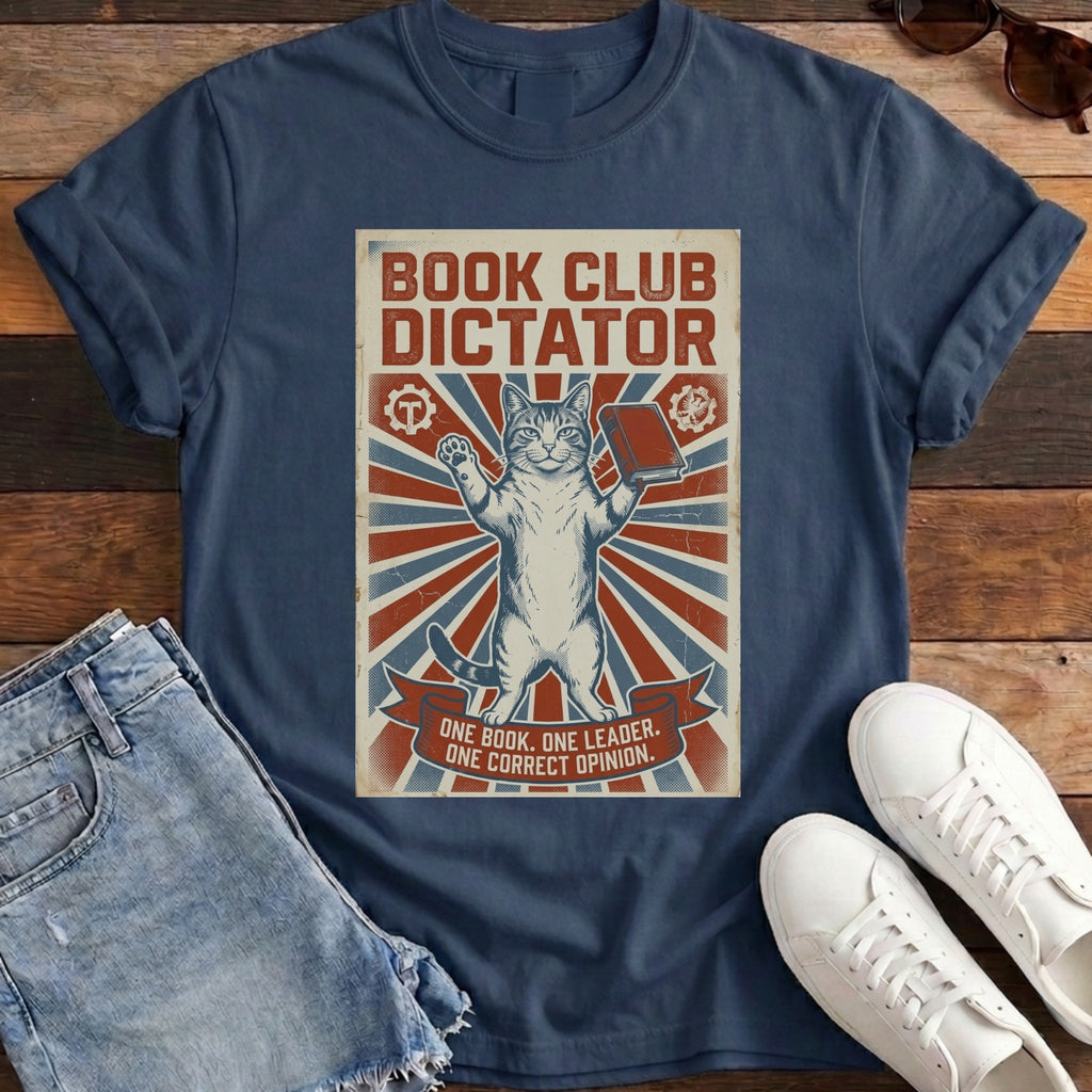 Book Club Dictator Tee - True Navy