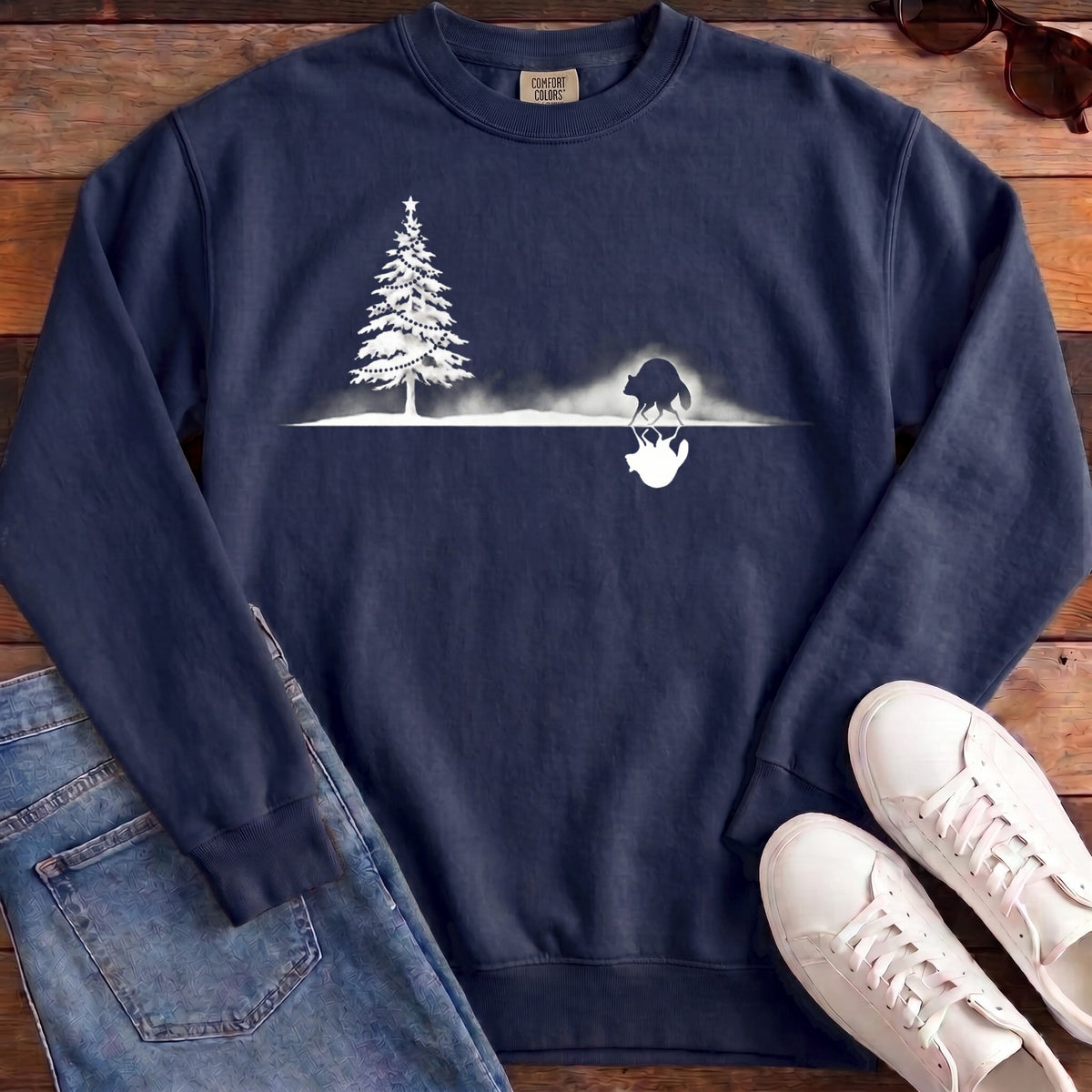 Jimothy Mirrored Christmas Sweatshirt