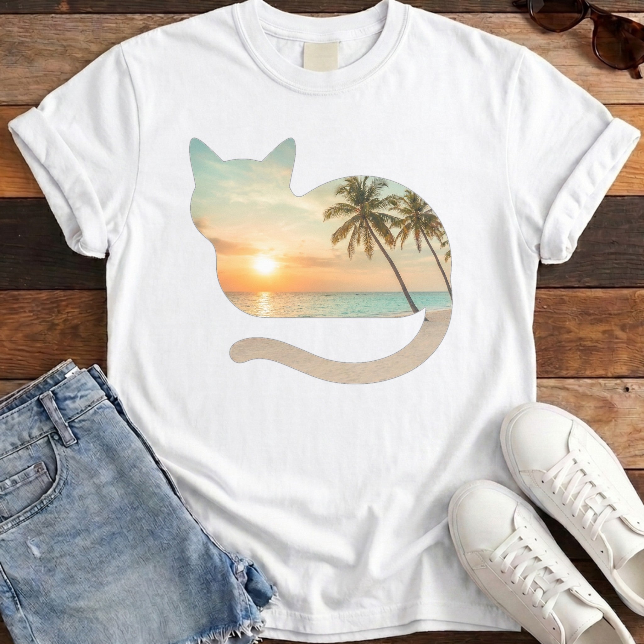 Beach Cat Tee