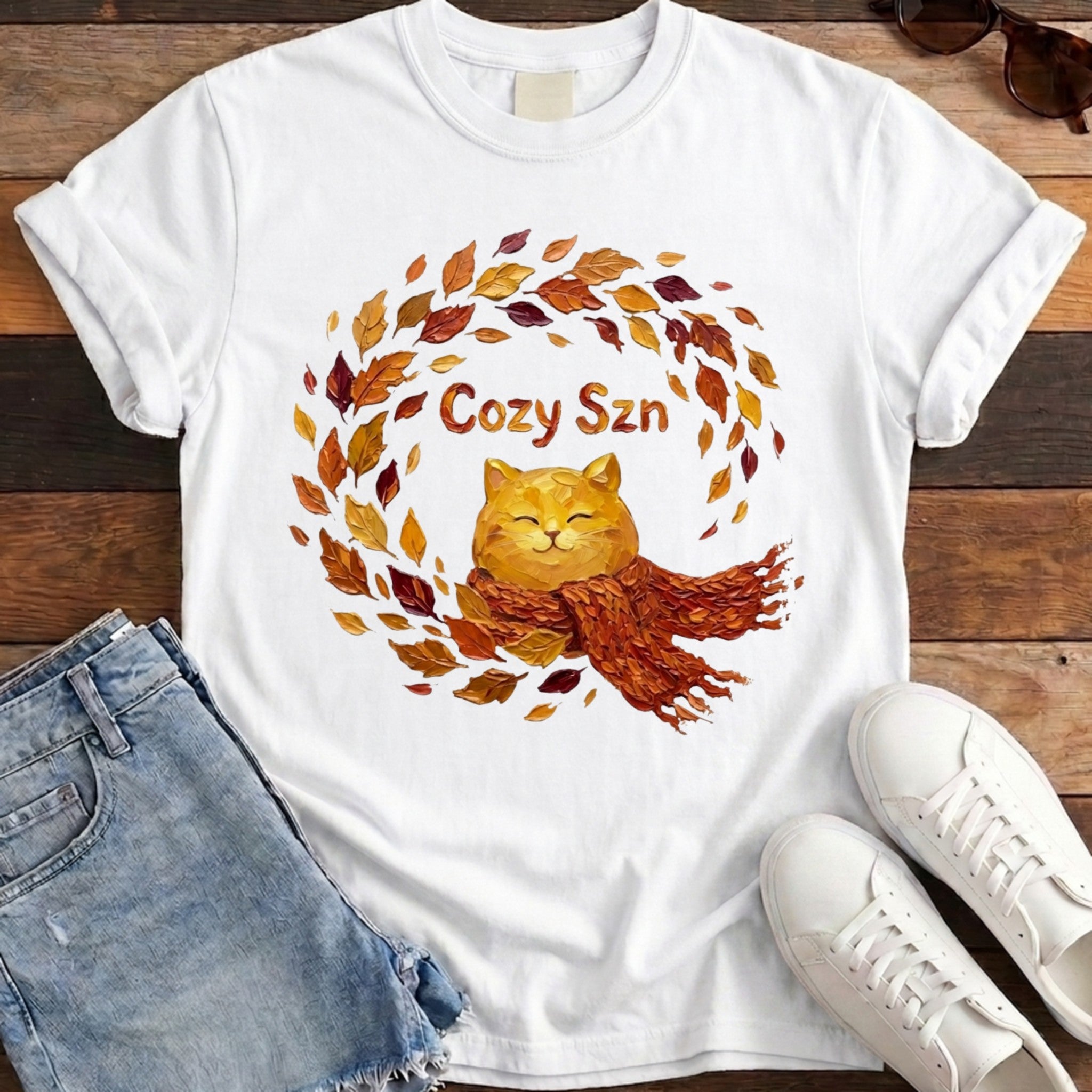 Cozy Szn Cat Tee
