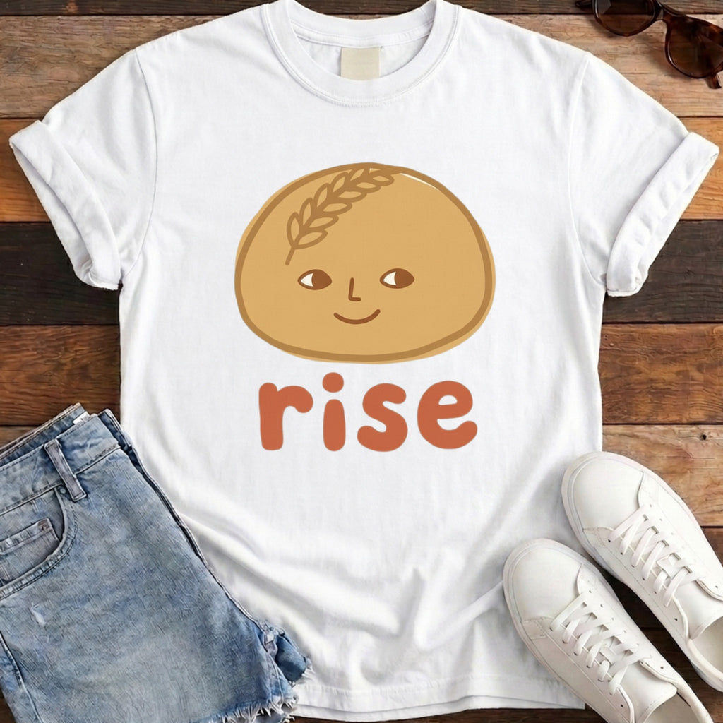 Rise Sourdough Tee - White