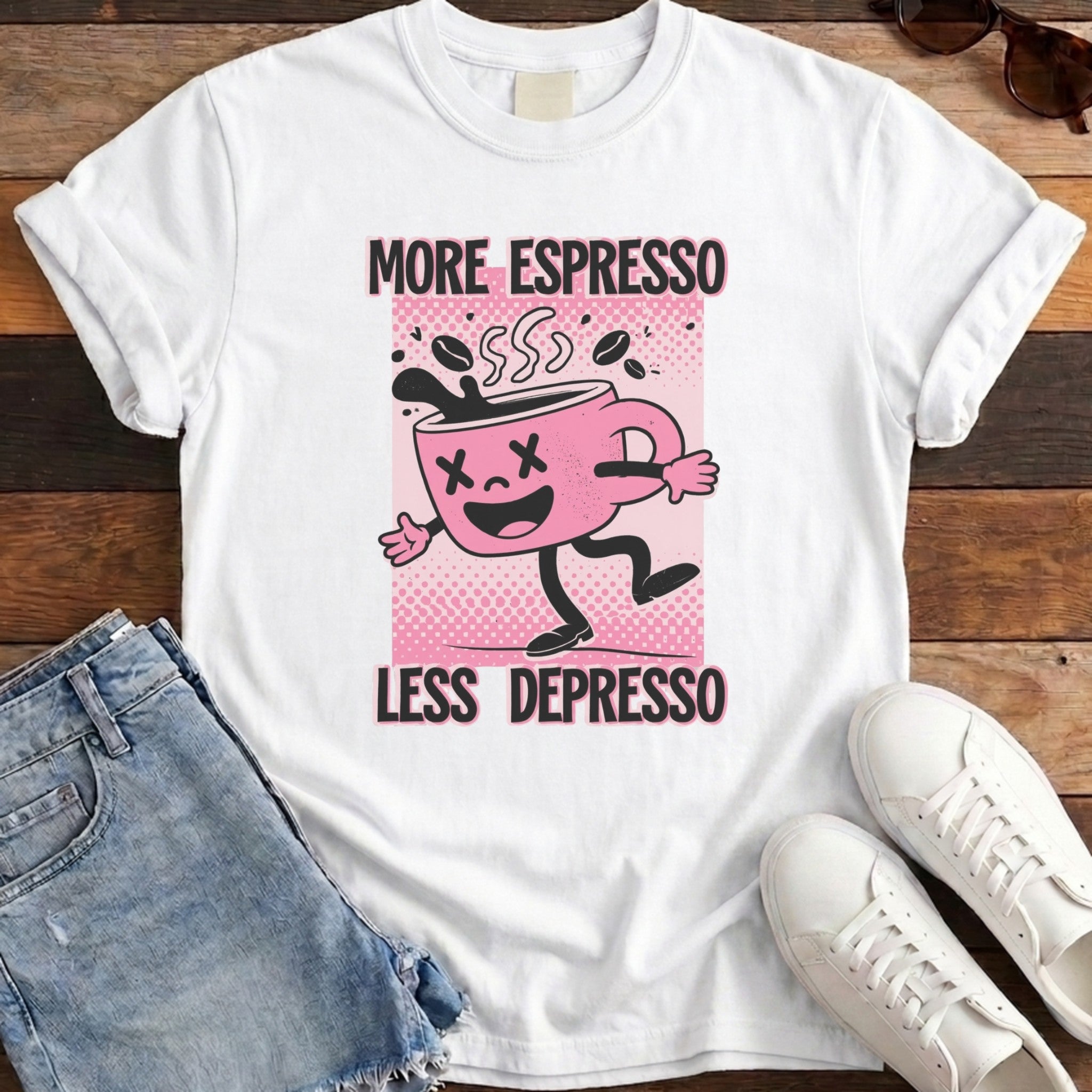 More Espresso Less Depresso Tee