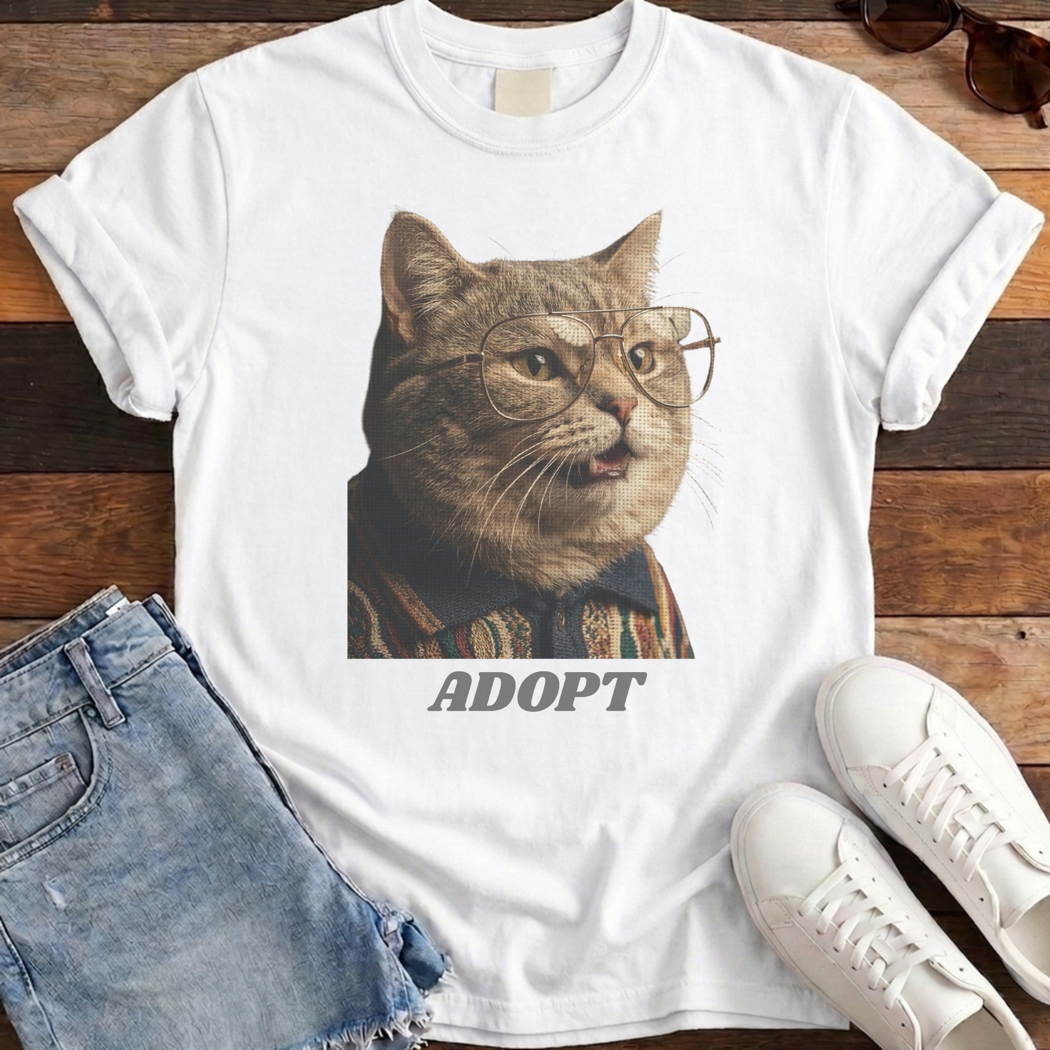Adopt Lecture Tee - White