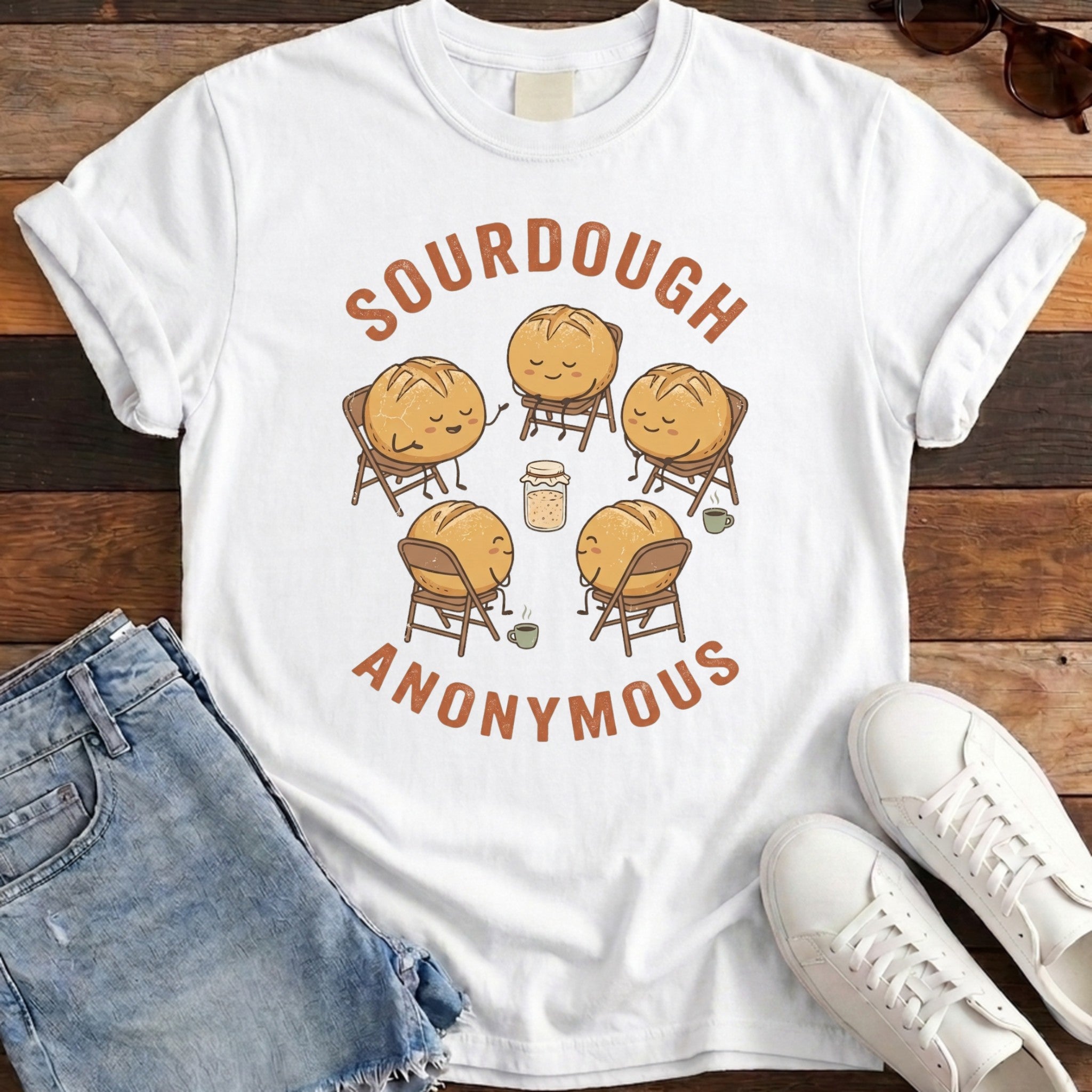 Sourdough Anonymous Tee - White
