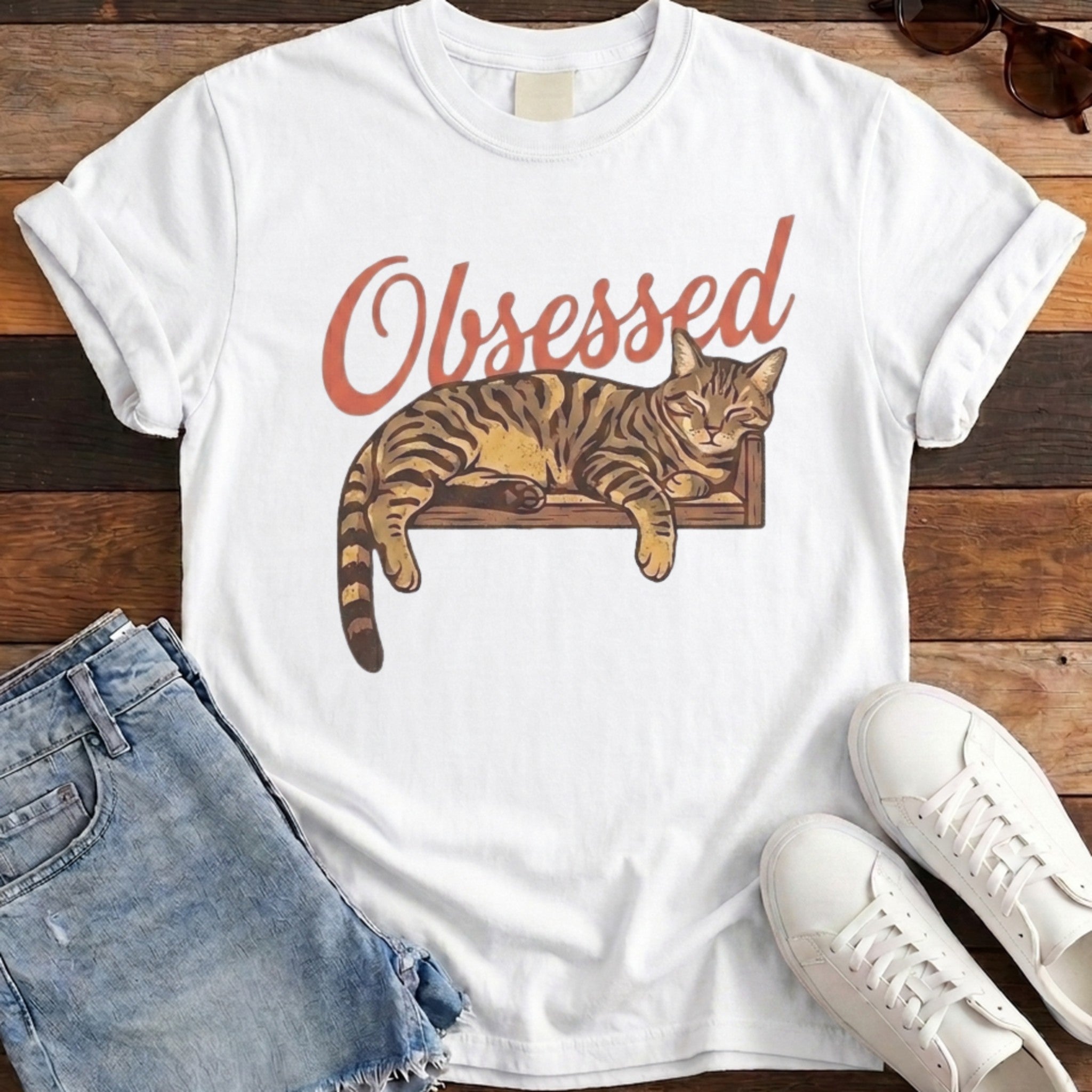 Obsessed Cat Tee