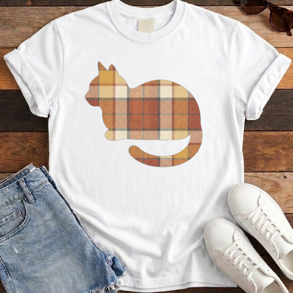 Flannel Cat Tee