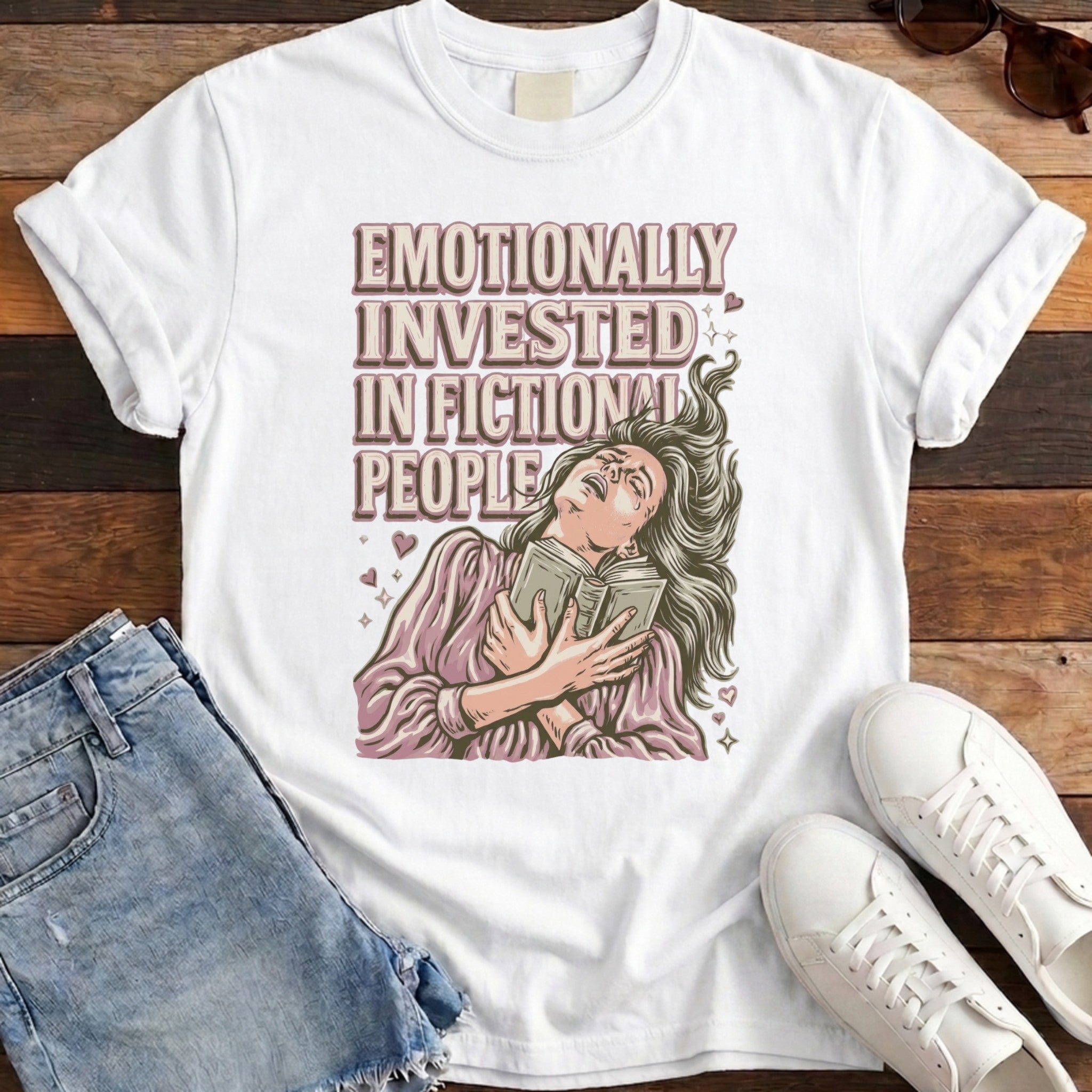 Emotionally Invested In Fictional People Tee