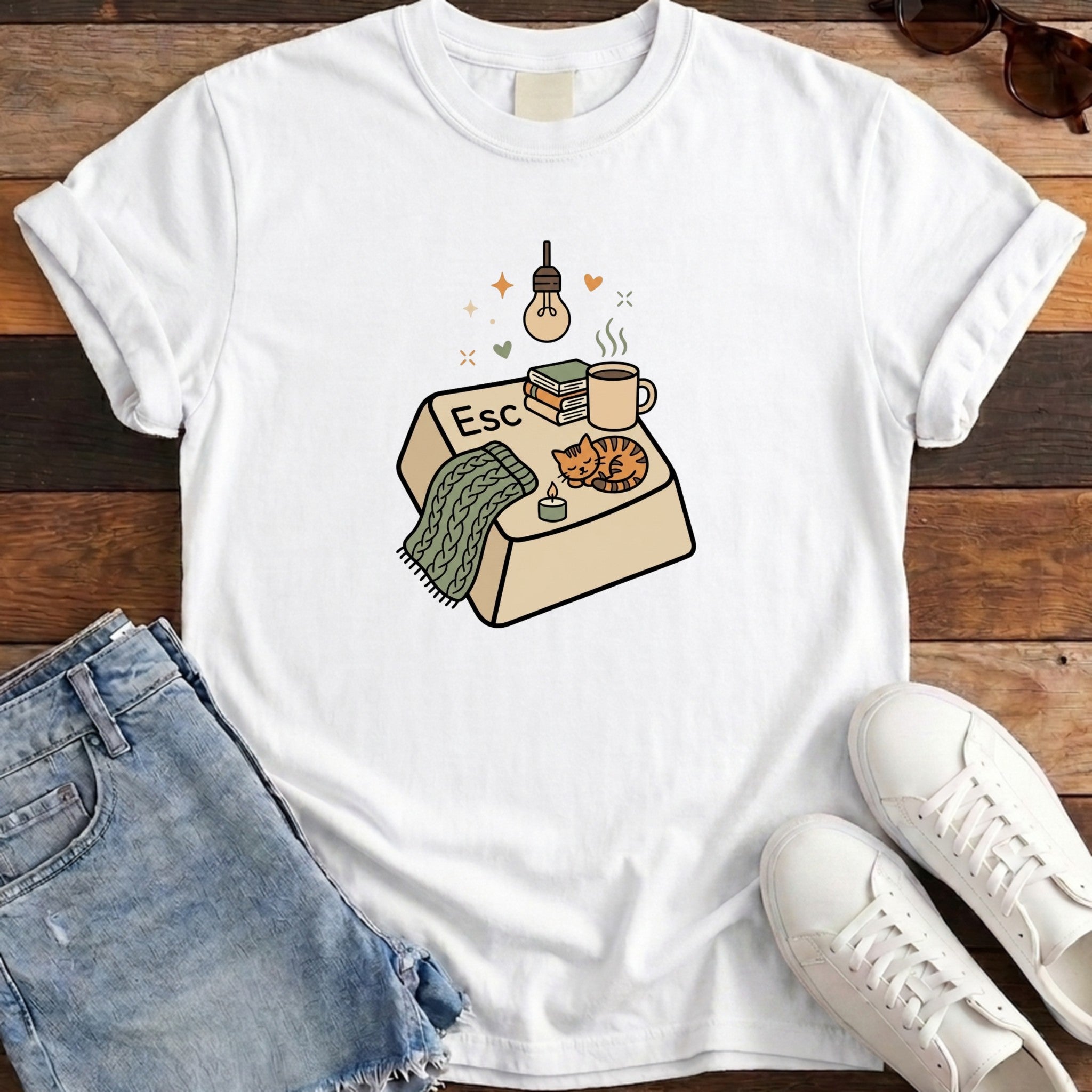 Esc to Cozy Tee