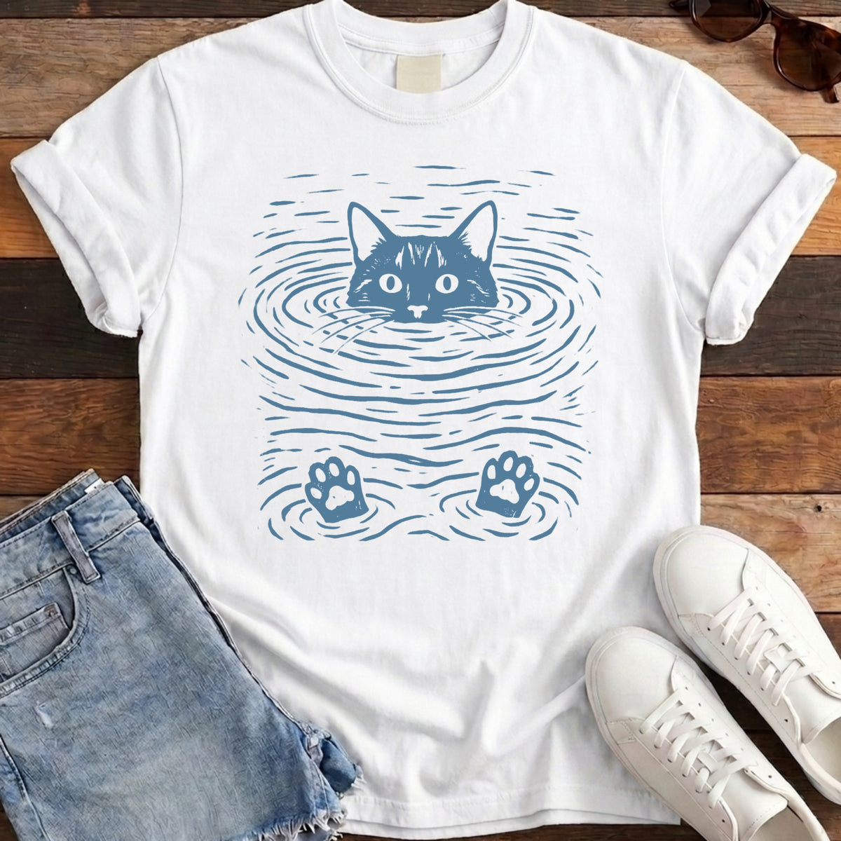 Water Cat Tee