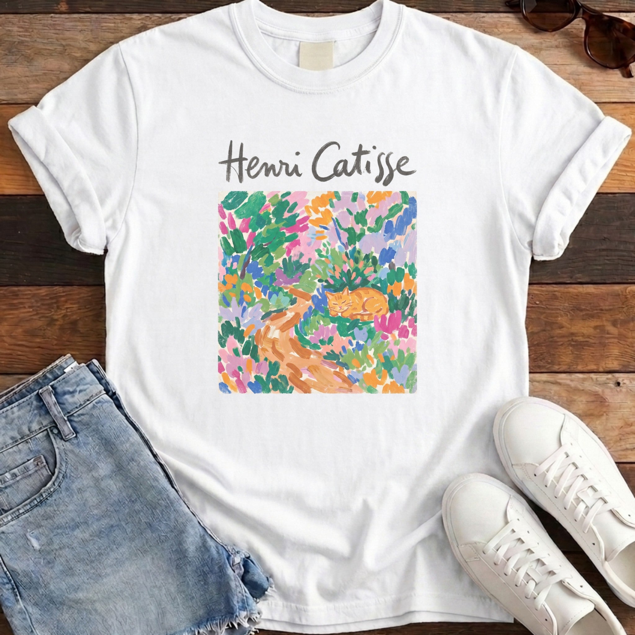 Henri Catisse Tee - White