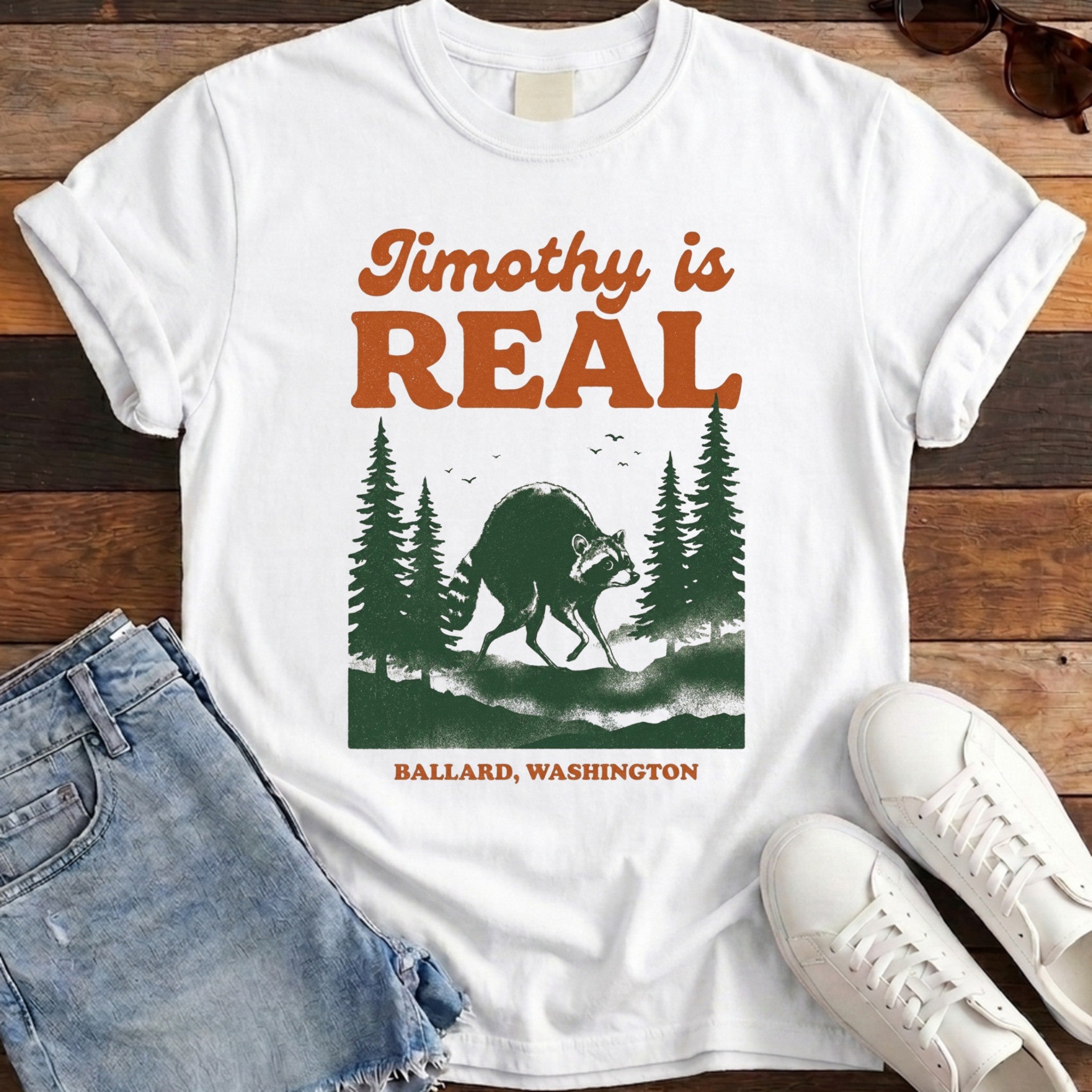 Jimothy Is Real Tee - White