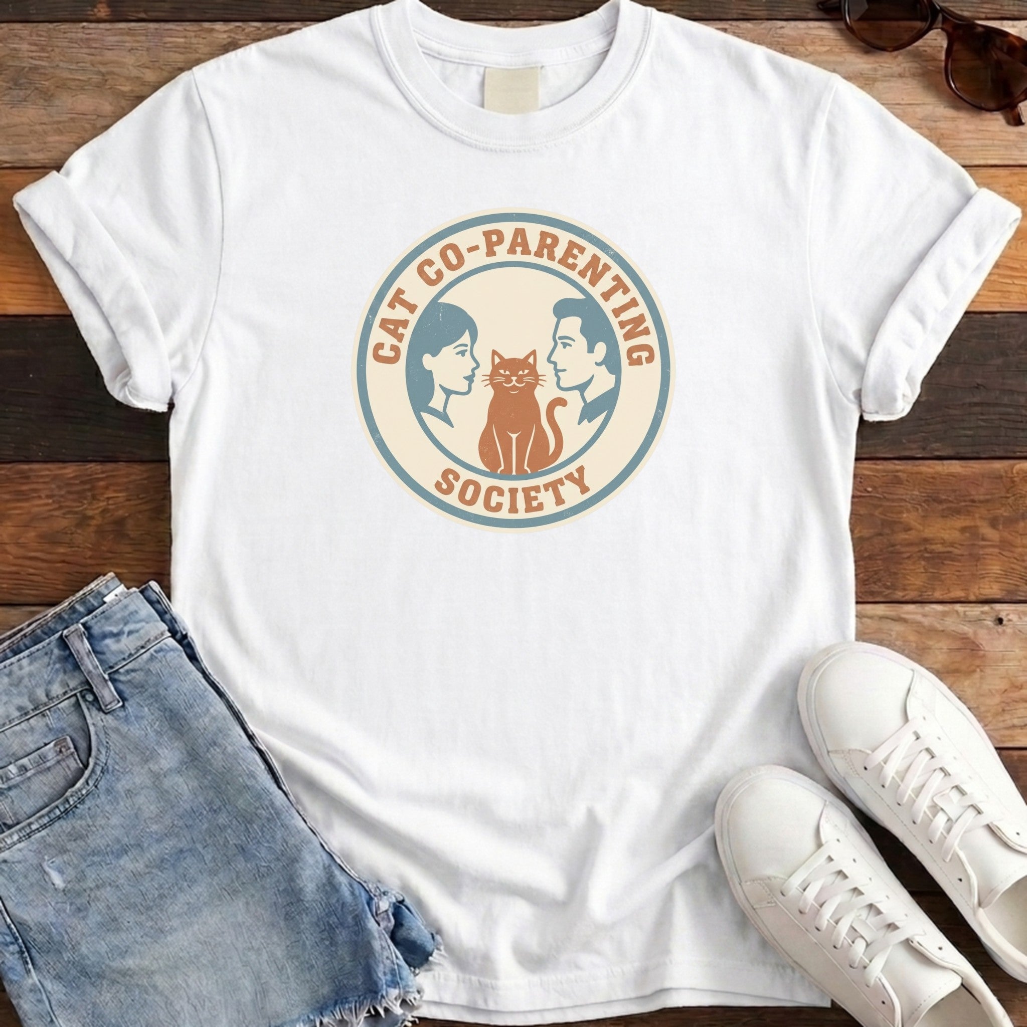 Cat Co-Pawrent Tee
