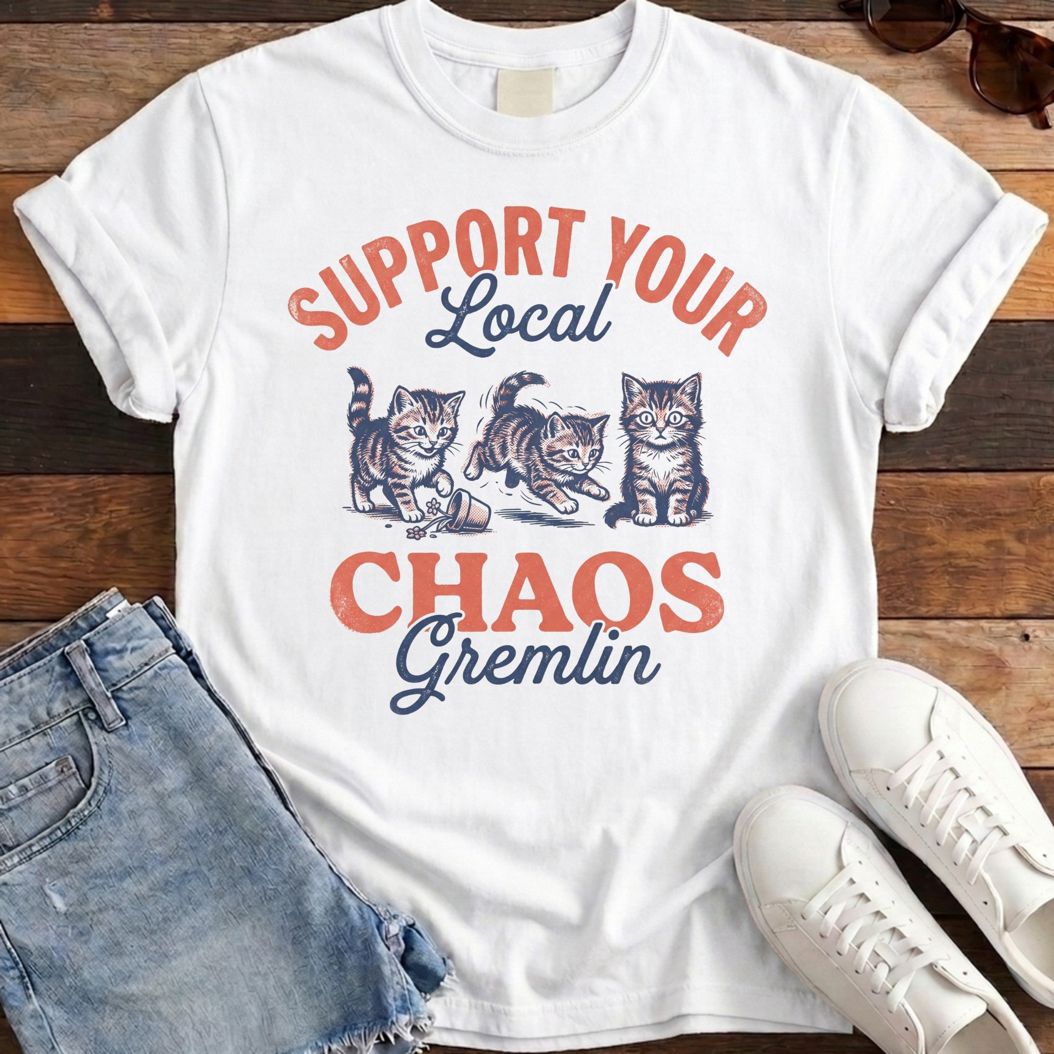 Chaos Gremlin Tee - White