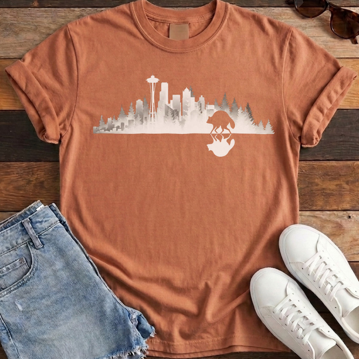 Jimothy Mirrored City Tee
