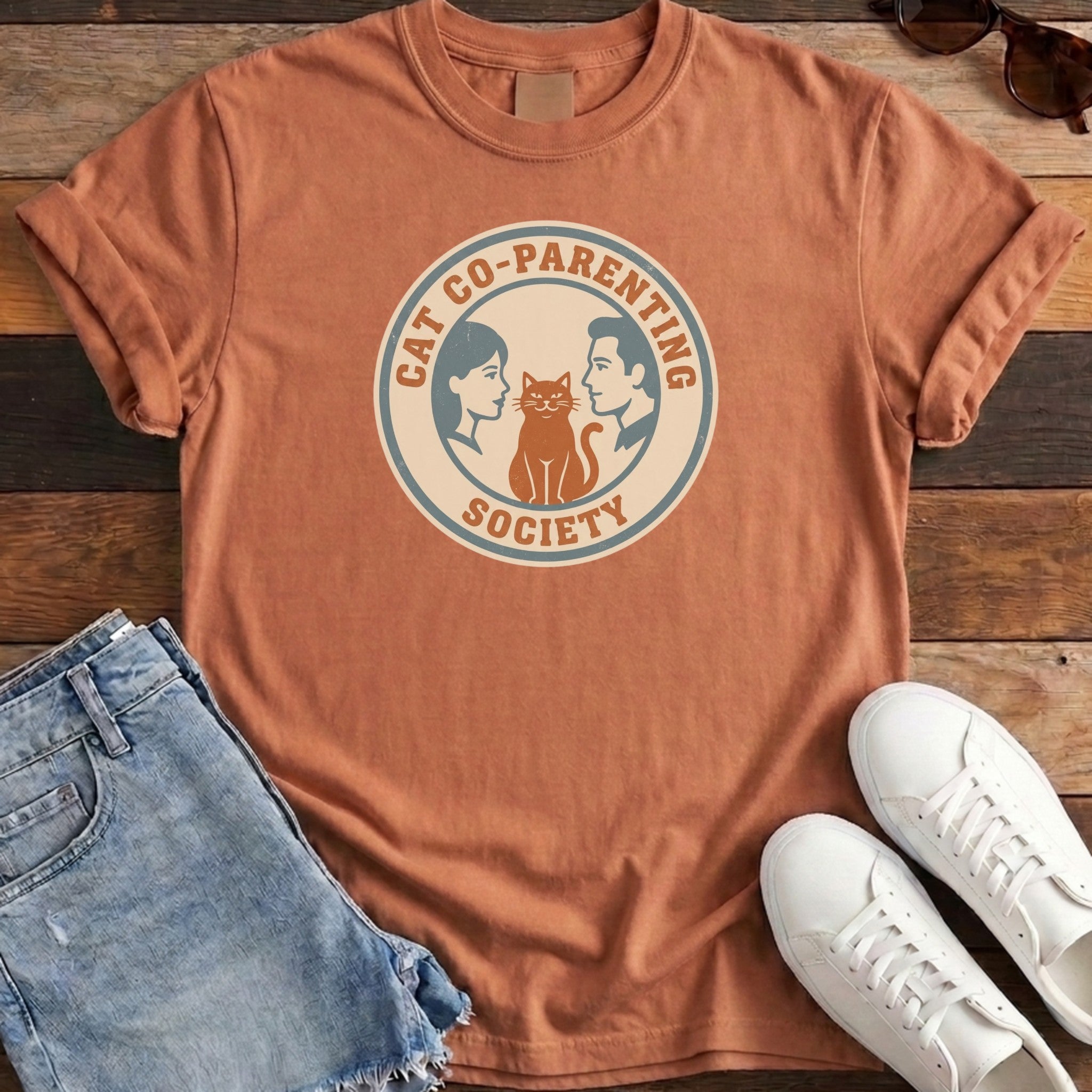 Cat Co-Pawrent Tee