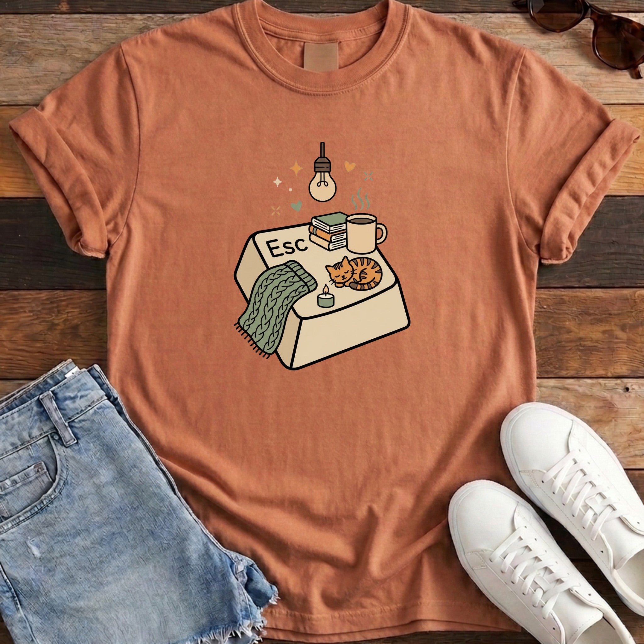 Esc to Cozy Tee